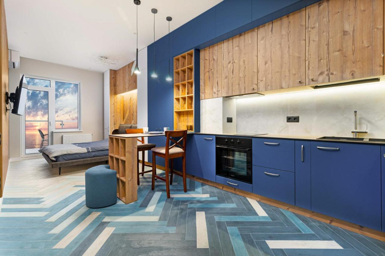 New Romantic Sea-View Studio By Odessa Beach Luaran gambar